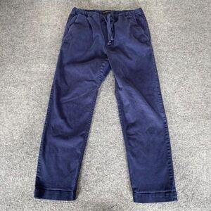 GOODLIFE Mens‎ Navy Blue Drawstring Pants Small Casual Lounge Travel Comfort